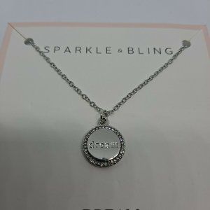 Dream round Necklace Silver Cruise Jewelry sparkle & bling